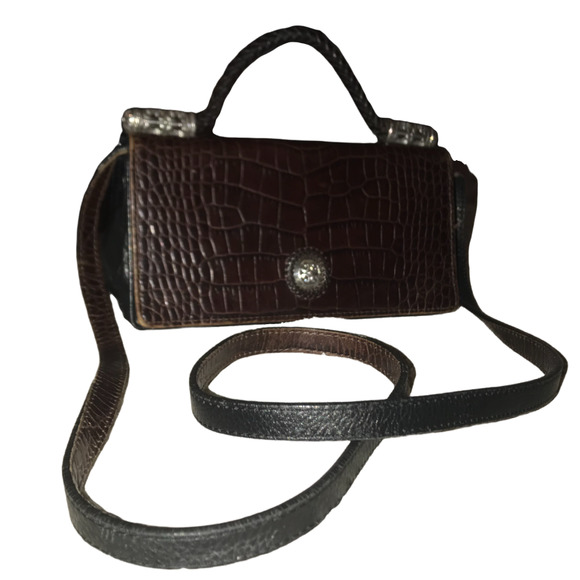 BRIGHTON VINTAGE CONVERTIBLE SHOULDER BAG - Picture 1 of 12